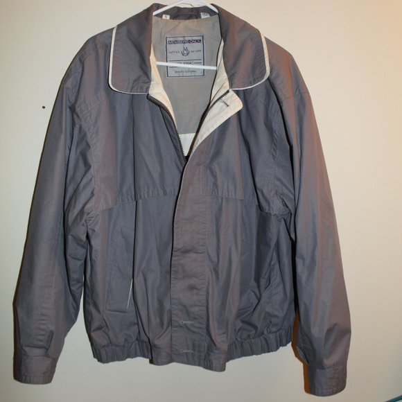 Members Only Other - Members Only Gray Lightweight Jacket Large